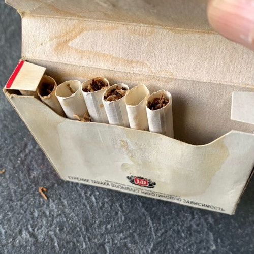 Old Soviet pack used
