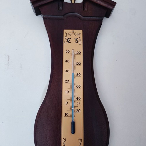 Analog Weather Station with Thermometer, Barometer, Hygrometer, Like New