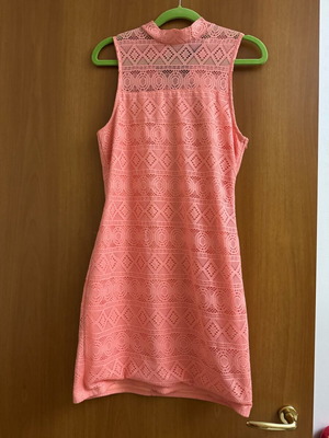 Dress with transparency H&M new orange size M