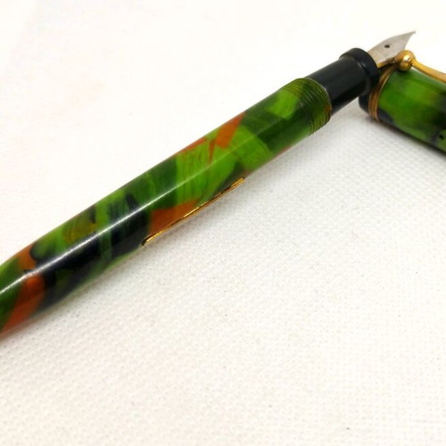 Vintage Combo Onward mechanical pencil and fountain pen used, 14kt gold nib