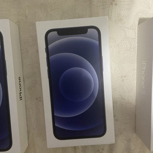 iPhone empty boxes set with AirPods and Apple Watch packaging