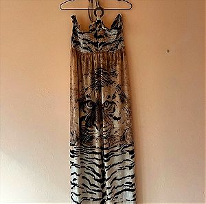 Μακρύ φόρεμα τίγρης μεγέθους L/XL