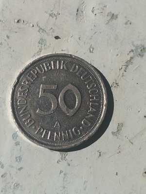 50 Pfennig 1994 Coin used, Germany