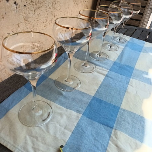 Martini Dolce&Gabbana cocktail glasses set of 6 like new
