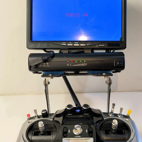 Graupner mx-16 HoTT remote control with FPV screen set like new
