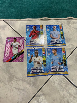 Limited edition football cards new, collectible