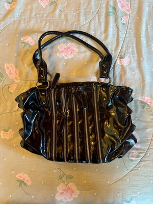 Women's shoulder bag used, black