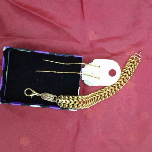 Firenze bracelet Italy used, fishbone design, 90s style
