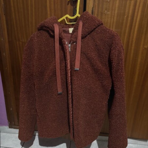 Fleece jacket brown size M like new