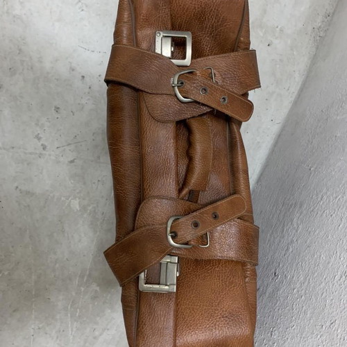 Leather suitcases used set of 3 pieces