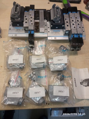 Festo Pneumatic Islands set of 2 islands and 6 fittings, new
