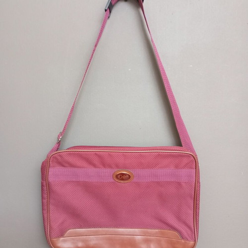 Oriflame vintage crossbody bag, burgundy