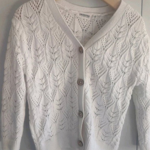 Orchestra spring cardigan for 3 years like new, white, size 98 cm