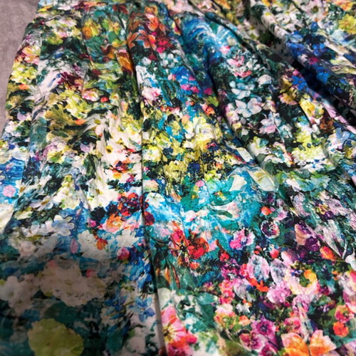 Mini floral skirt Zara like new, multicolor