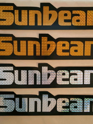 Sunbeam vintage αυτοκόλλητα '80 καινούργια