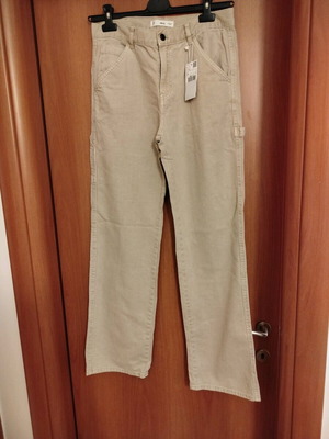 Cargo women's pants Mango new, beige, size S