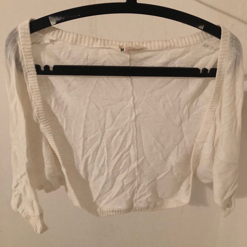 H&M bolero used, white, size 146-152 for 10-12 years old