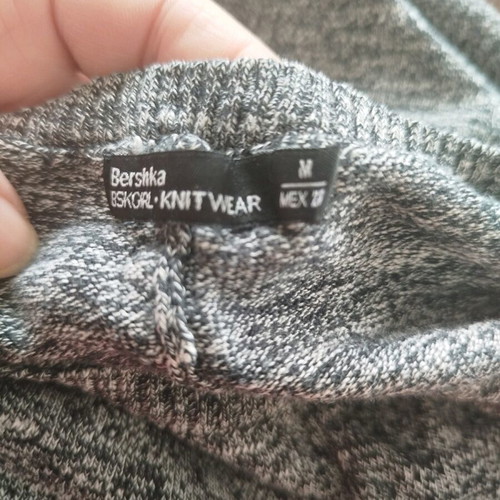 Bershka knitted sweater grey like new, size M