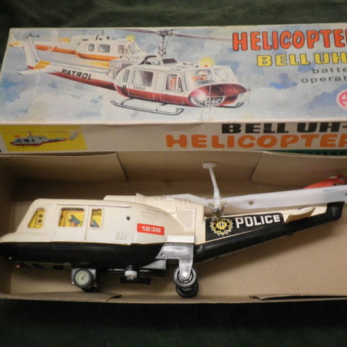 Helicopter Police Toy BELL UH-1 new by Ananias Ananiadis