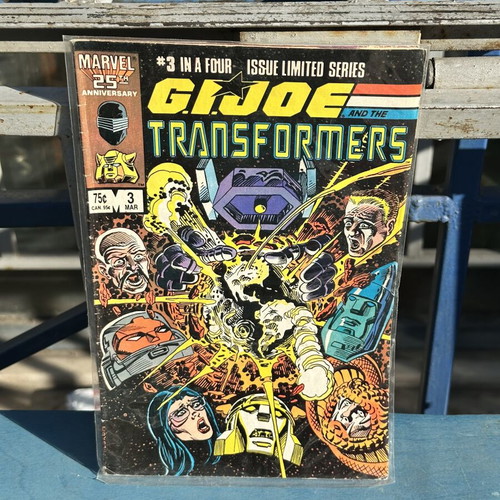 G.I. Joe and the Transformers #3 Marvel Comics 1987 limited series like new
