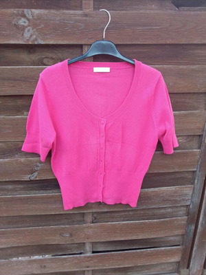 Cardigan Promod like new, size S, fuchsia