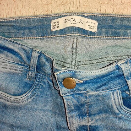 Set crop top Taily Wiejl small and jeans 36 slim fit