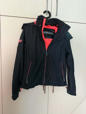 Superdry women's jacket like new, blue and pink, size M