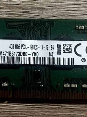 Samsung DDR3 2x4GB 1600MHz Laptop Memory Module like new