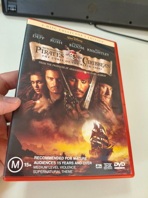 Pirates of the Caribbean The Curse of Black Pearl 2 DVD Special Collectors Edition σαν καινούργιο