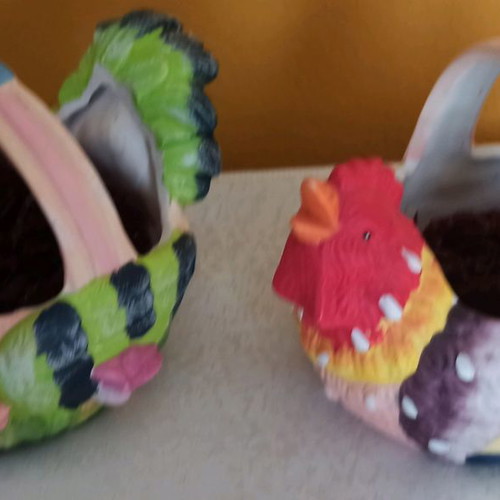 Decorative table chickens for Easter decoration new