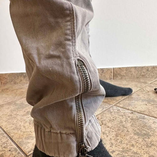 Tresor Jeans Cargo Pants used, beige-sand, size No34
