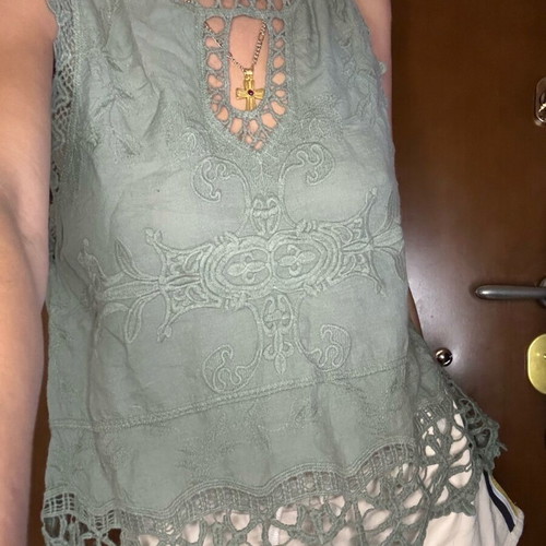 Boho cotton blouse