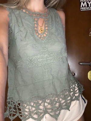 Boho cotton blouse