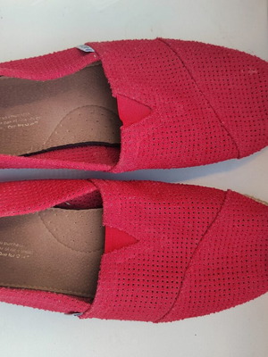 Toms espadrilles red size 43