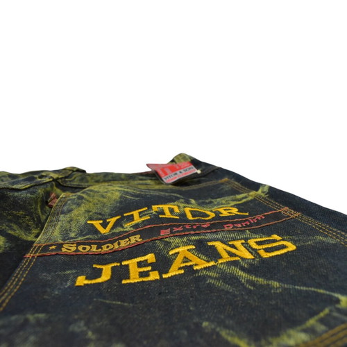 Vitor & Son Baggy Cargo Jeans Acid Wash vintage Y2K used