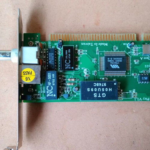 Network and modem cards used, pack of 13, vintage PC expansion
