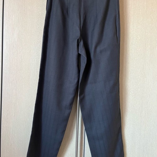 High-waisted gray pants XXS used with zipper