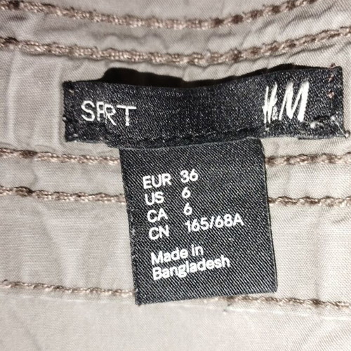 H&M Khaki Summer Women's Pants Used Size 36