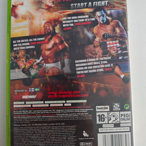 Xbox 360 TNA Impact used with scratched discs