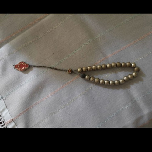 Interamerican Komboloi vintage used, metal worry beads 1990