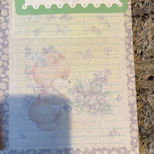 Letter sheets new, pack of 5 with envelopes