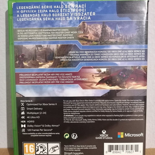 Halo Infinite promo-display case used for Xbox One and Series X