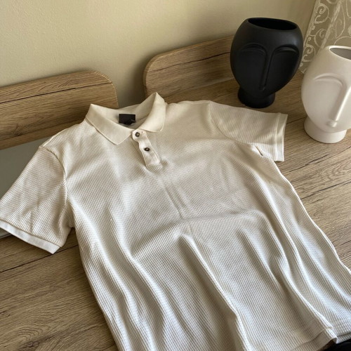 H&M polo shirt like new, beige, size L