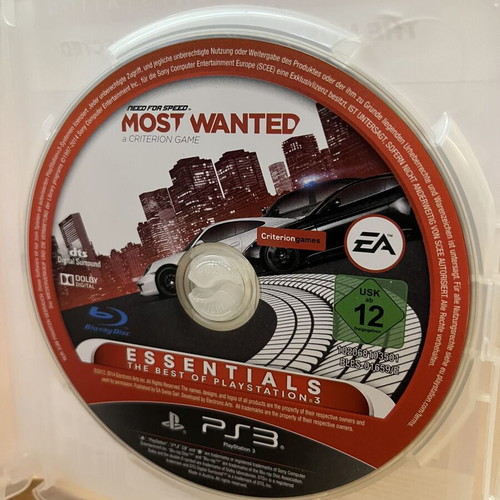 Need for Speed Most Wanted PS3 game used
