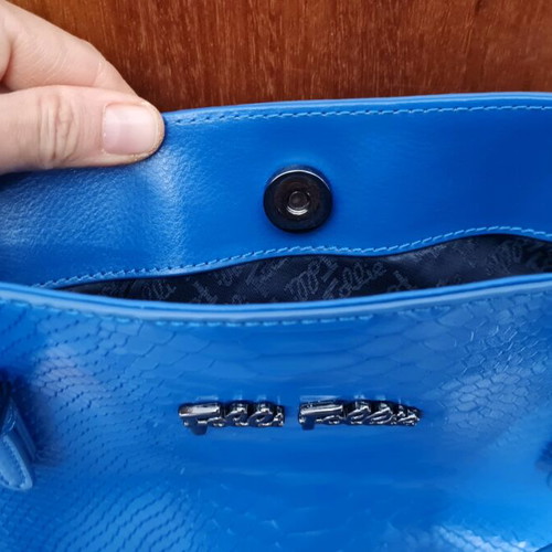 Folli Follie leather shoulder bag new, blue