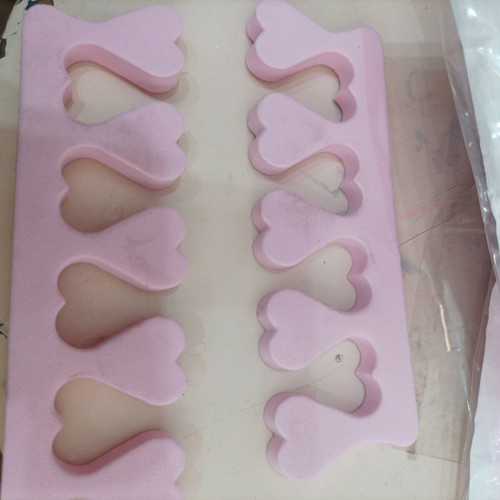 Toe separators for manicure and pedicure, pack of 10 pairs, new