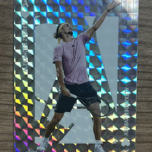 2025 Topps Chrome Alexander Zverev Ace Geometric card like new