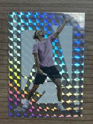 2025 Topps Chrome Alexander Zverev Ace Geometric κάρτα σαν καινούργιο