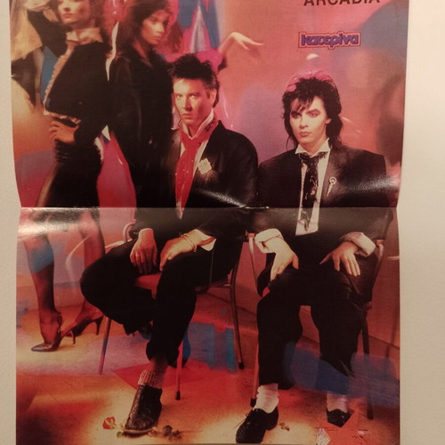 Giokarinis & Arcadia poster like new, Katerina magazine