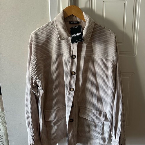Beige corduroy overshirt/jacket Paranoia Fashion Company new, size M
